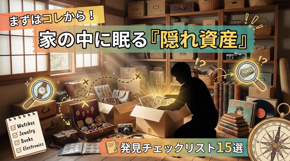 まずはコレから！家の中に眠る「隠れ資産」発見チェックリスト15選