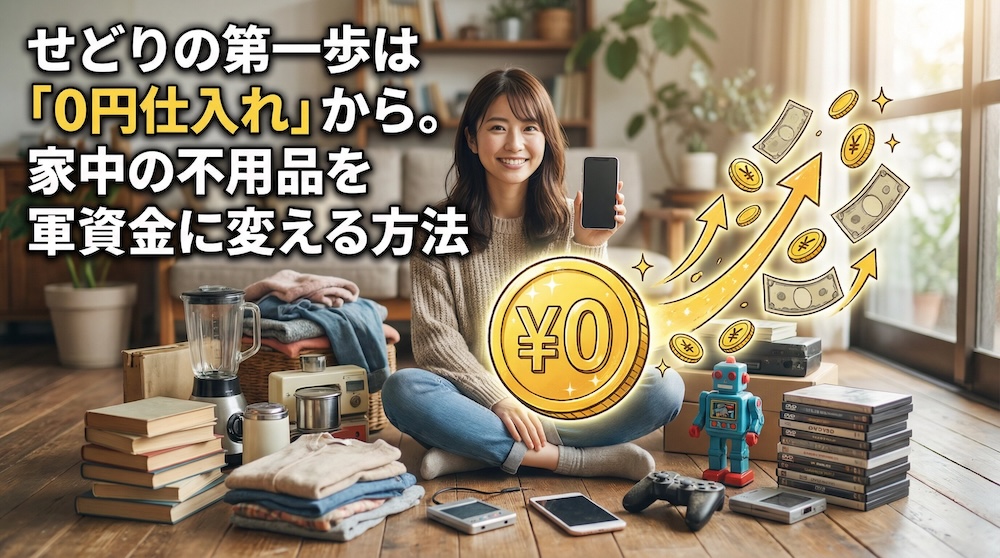 せどりの第一歩は「0円仕入れ」から。家中の不用品を軍資金に変える方法