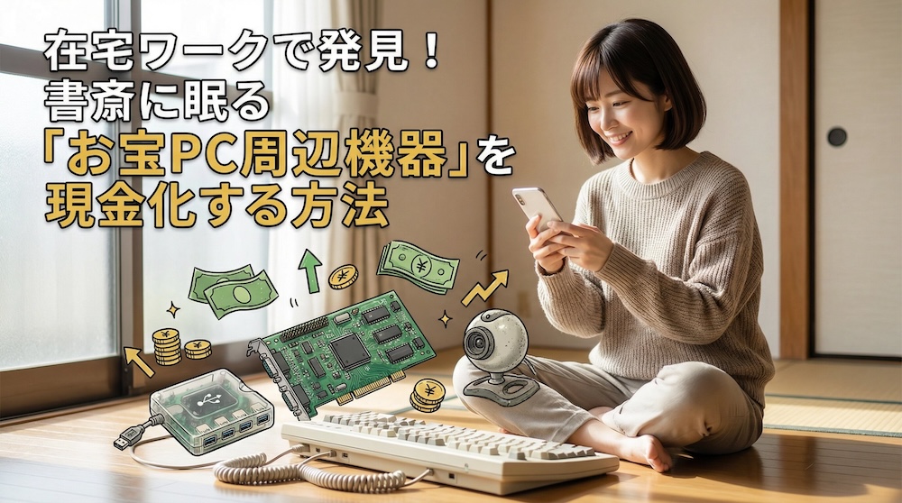在宅ワークで発見！書斎に眠る「お宝PC周辺機器」を現金化する方法